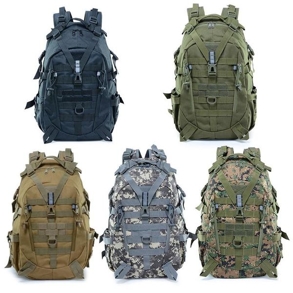 

camping backpack military men waterproof travel bags tactical molle climbing rucksack outdoor sports riding bag