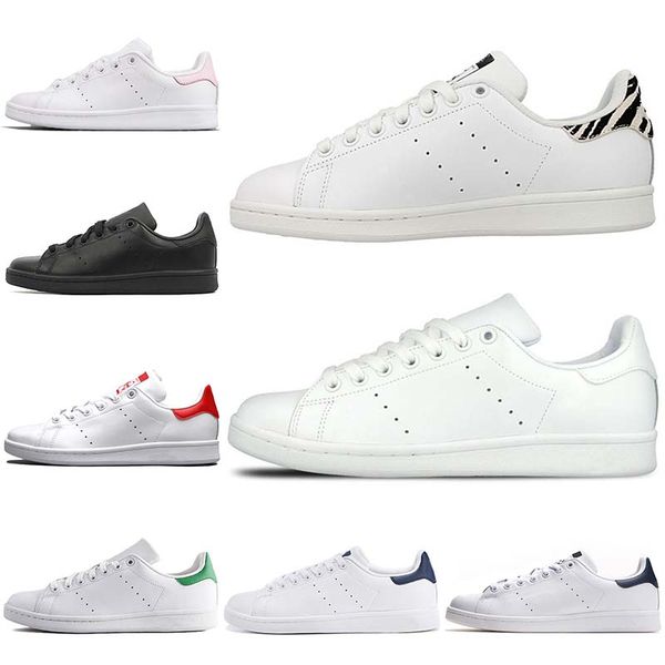 

дешевые мода марка легкий stan smith конструкторы повседневная обувь черный белый темно-синий для женщин mens малый белый обувь размер 36-45, Black