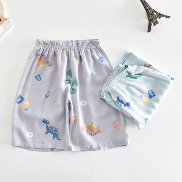 

ins little dinosaur full shorts panty panty printing men's shorts 2020 summer children's pants 8072, Blue