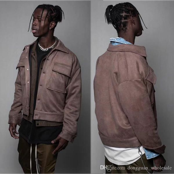 

hip hop arnodefrance jacket men washed do old arnodefrance cargo jackets streetwear logo button arnodefrance coat, Black;brown
