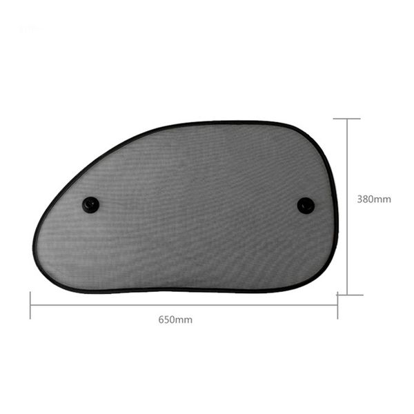 

1 pair car side window sun shade mesh cover uv protector shield curtain for car suv f-best