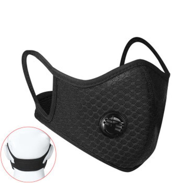 

5 layers k mask insert dustproof inner replacement antidust pm2.5 breathable mask #qa661, Black