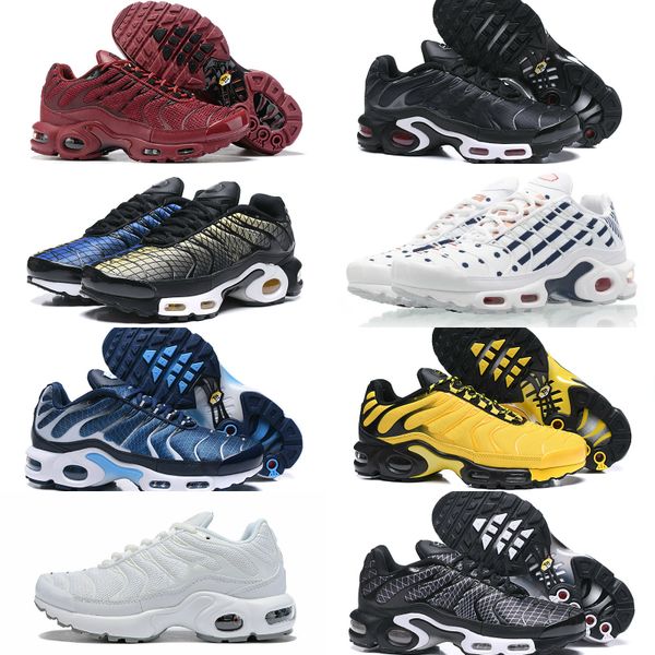 

sales 2020 original air tn plus running shoes breathable mesh triple black white blue basketball tns requin walk trainer sports shoes