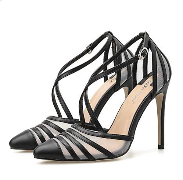 

gold black transparent pvc clear high heels luxury women designer shoes office lady work shoes size 35 to 41 cs7 s6
