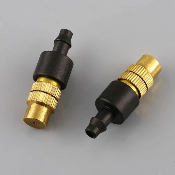 

5/10 pcs copper misting fog cooling nozzles anti-drip atomization sprinklers atomizing sprayers for 4/7mm colling sprinklers