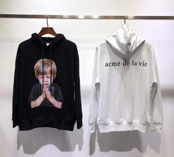 

19ss korea adlv brand sweatshirt mens designer cotton printing hoodie classic black white couple luxury pullover men women street sellingfas