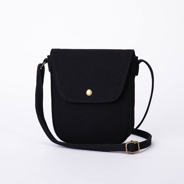 

ins super fire small bag single shoulder female cloth bag simple japanese canvas messenger mobile phone