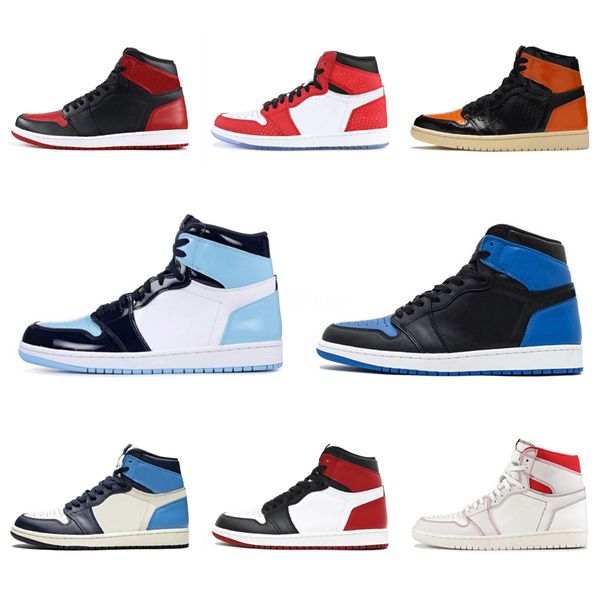 

new 1 1s low paris jumpman mens basketball shoes for women misty blue light grey sports suede designer trainers sneakers des chaussures #666