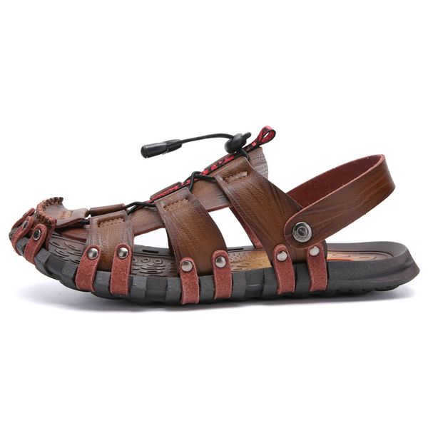 

MEN'S Sandals Students Fashion Korean-style Summer Breathable Closed-toe Sandals Anti-slip Thick Bottomed Sandals