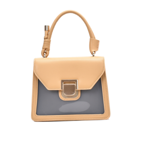 

contrast handbag for women 2020 new fashion small square bag shoulder messenger bag pu leather crossbody