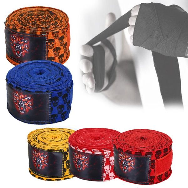 

boxing straps protector fight movement outdoor boxing bandage sanda training straps durable practical 300cm sports wristband, Yellow;black