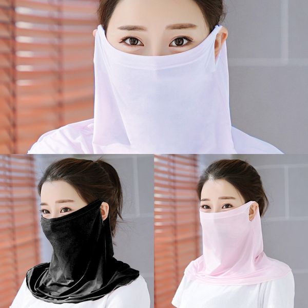 

xmkua 40^riding turban sport face mask outdoor sports men women's masks face bicycle neck tube bandana scarf dust mask motorcycle, Black