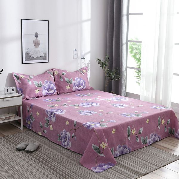 

Colorful Rainbow Bed Flat Sheet 100% Polyester Bed Sheet Child Kids Adults Twin Full Queen Bedspread Mattress Protector Cover #7y67