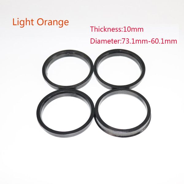 

4pcs/set hub centric rings car wheel bore center collar 73.1-60.1mm for