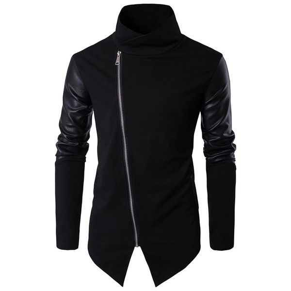 

men sweaters new stand collar man sweater clothes, White;black