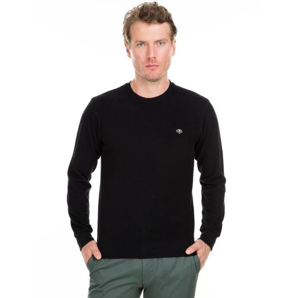 

buratti crew neck sweat long sleeve male sweat spring sweatshirts fashion men clothing 4562101, Black