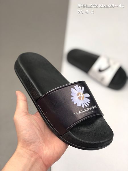 

men fashion peaceminusone 19ss fragment slippers sandals women slides beach slipper black summer slippers 36-44