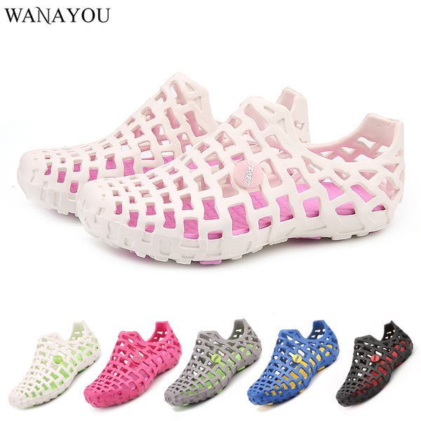 

women summer water shoes men beach sandals upstream aqua shoes quick-drying river sea slippers hollow out diving swimming