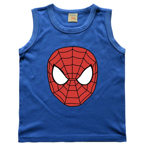 

big 10 12 14 cartoon t shirts baby boys t-shirt for girls toddler children girl clothes cotton sleeveless kids t-shirts, Blue