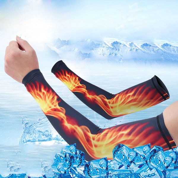 

arm sleeves warmers safety sleeve sun uv protection sleeves long arm cover cooling warmer for running golf cycling summer xeru, Black