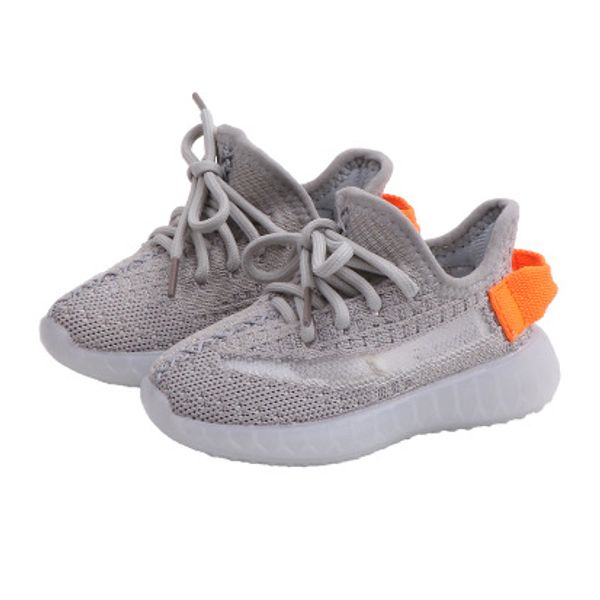 

kids designer sneakers hiphop brand kanye west shoes for boys girls teens active breathable running shoes eur 22-31 on sale, Black