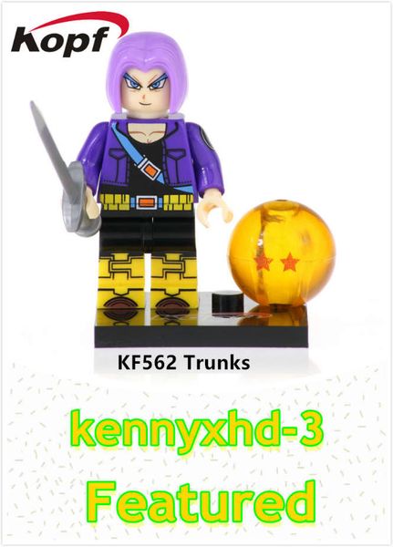 

dragon ball anime third party character assembled minifigure educational toy bag