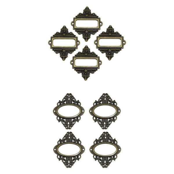 

2установите 8шт библиотека кабинета тега карты держатель ярлыка