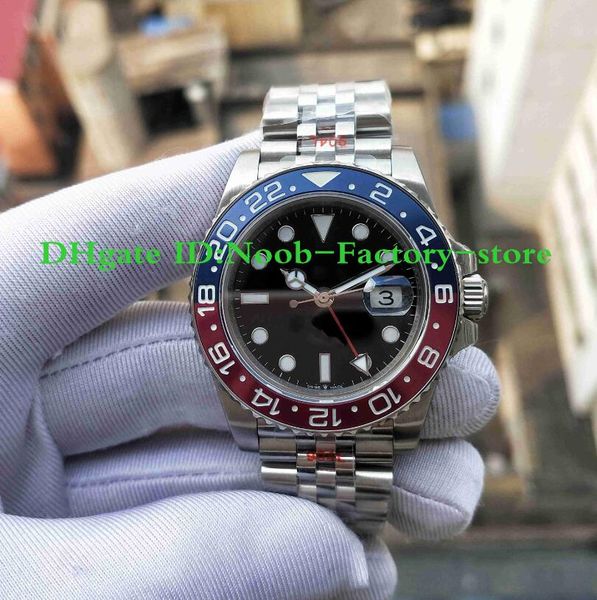 

2018 gmf ba el world gmt ii 904l 40mm men 039 watch automatic eta 3186 red and blue bicolor cerachrom bezel 126710blro watche pla tic bo