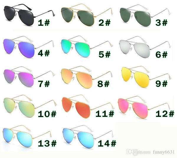 

summer no logo bicycle glass men polarized driving sunglasses woman metal sunglasses spectacl fashion dazzle colour mirrors ing, White;black