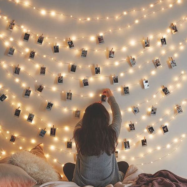 

led p clip string lights holder fairy lights for hanging ps pictures cards memos, rgb warm white decoration light, White;black