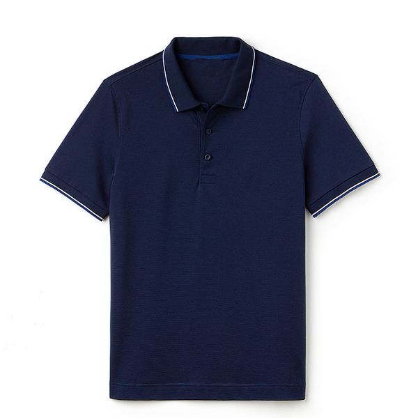 

polo crocodile mens designer polo shirts the version fashion luxury france brand tennis piped technical pure conton, White;black