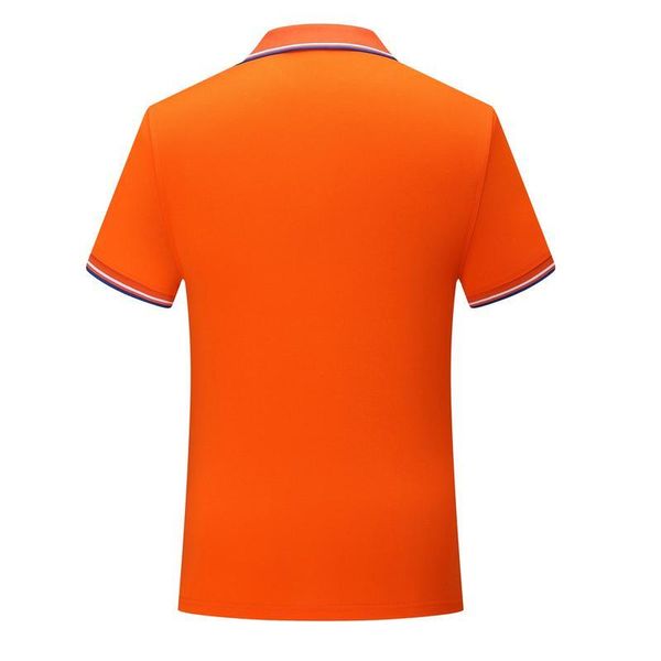 

polo shirt uniform orange sd chongfu 899041new striped collar short sleeve men and women comfortable breathable t-shirt, Black