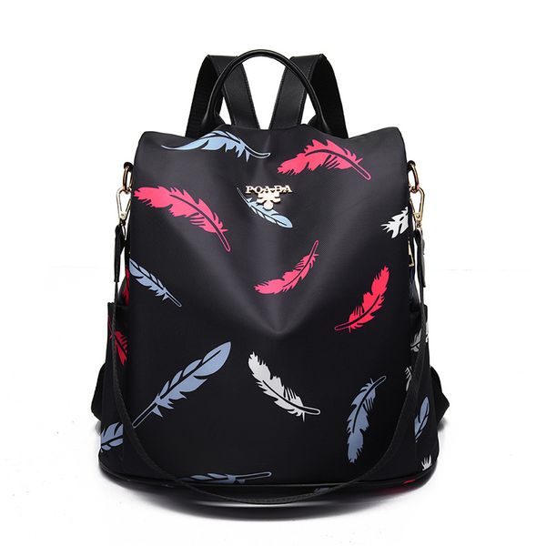 

anti-theft women backpack shoulder bag fashion printing women's backpacks large capacity multifunction travel mochila feminina