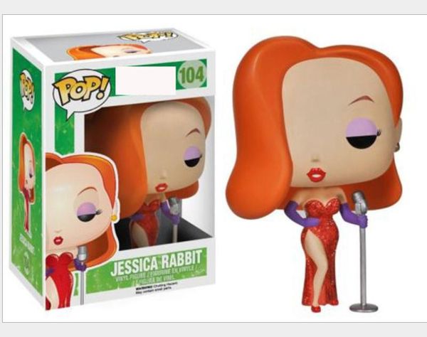 

funko pop jessica rabbit model vinyl action figure with box popular toy good quality for kids gift toys new
