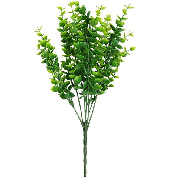 Boxwood Artificial (Pacote de 7), Artificial Farmhouse Greenery Boxwood Stems Plantas Falsas e Greenery Springs para Farmhouse, Casa, G