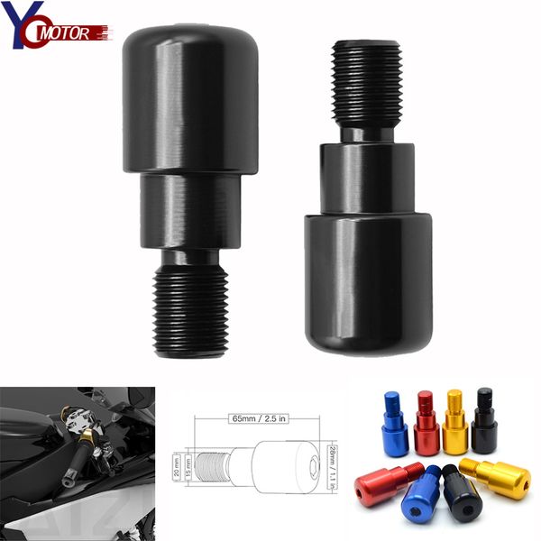 

cnc motorbike handle bar ends motorcycle handlebar grips bar end slider caps for yamaha mt 07 09 10 mt07 mt09 mt10 fz07 fz10