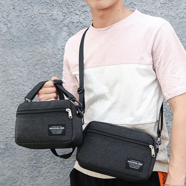 

женская мода простой сплошной нейлон талии пакеты одно плечо сумки посыльного