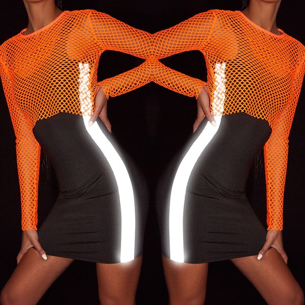 

Women Black Tank Dress Summer Bodycon 3M Reflective Designer Sleeveless Dresses