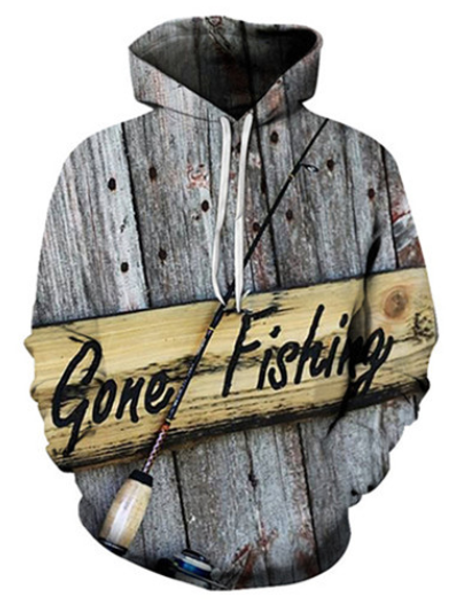 

fashion fish 3d print hoodies fishman fashion clothing women/men funny 3d hoodiest tracksutis casual coats k494, Black