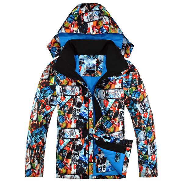 

new gsou snow men's ski jacket snowboard jacket for men waterproof snow wear winter warm cotton windproof coat