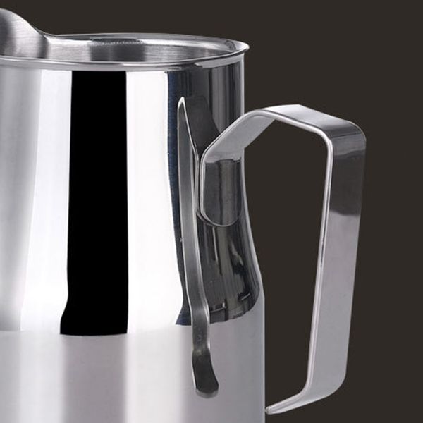 

stainless steel frothing craft barista drinks latte jug milk coffee pitcher