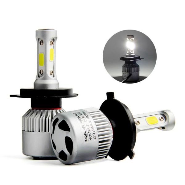 

auto led light h4 led 16000lm 72w headlight conversion kit car beam bulb driving lamp 6000k feb13
