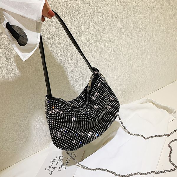 

bxx] pu leather solid color bags for women 2020 chain shoulder messenger handbags summer diamonds bag party clutch hl888
