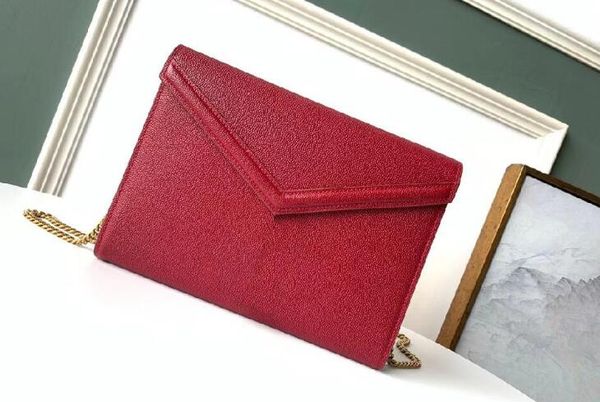 

5a 582334 22.5cm cassandra chain wallet calfskin flap bags for women with dust bag box dhl ing