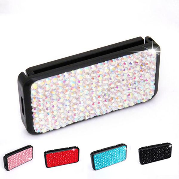 

1xrhinestone adjustable seat belt car seat belt clip car bracket elastic adjuster