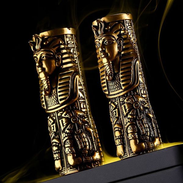 

Original Pharaoh Mech Mod by Onetop Vape Brass Material fit 18650 21700 Battery for 510 Atomizers Tanks Ecig DHL Free