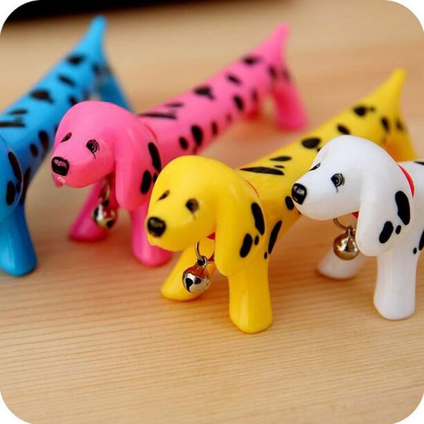 

1 piece cute animal spotted puppy ballpoint pen multi-color writing pens kawaii colorful office student school supplie pen, Blue;orange