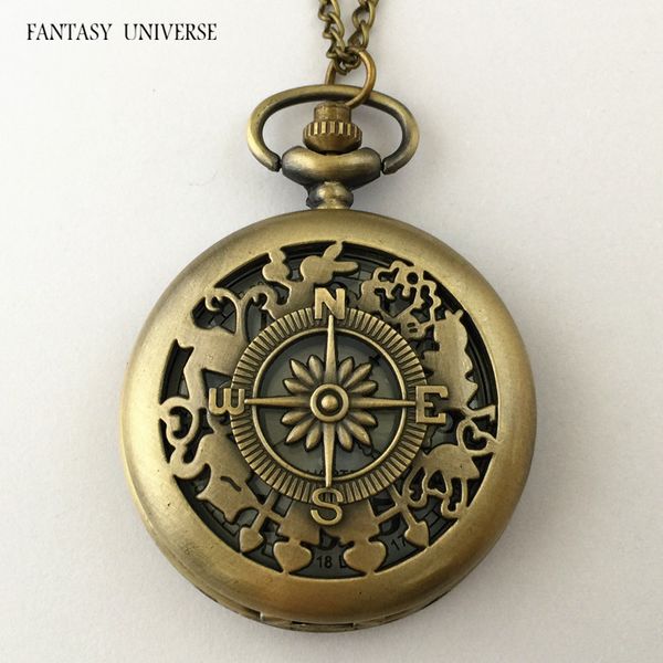 

fantasy universe 20pcs a lot pocket watch necklace hraaaa85, Slivery;golden