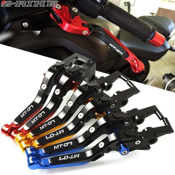 

2019 new cnc motorcycle accessories adjustable folding brake clutch lever for yamaha mt-07 fz07 2014-2018 2017 mt07 mt 07 fz-07