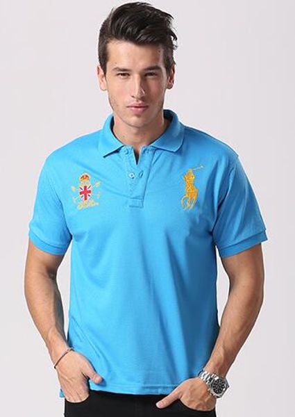 

3ralphlauren мужской и женская преступность совершенно новая мода печать письма топ модельер футболки s-3xl досуг футболка с коротким sleev, Black